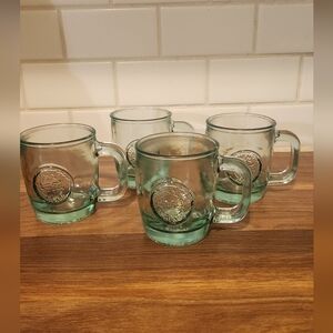 San Miguel 100% Recycled Green Glass Mug Set-4